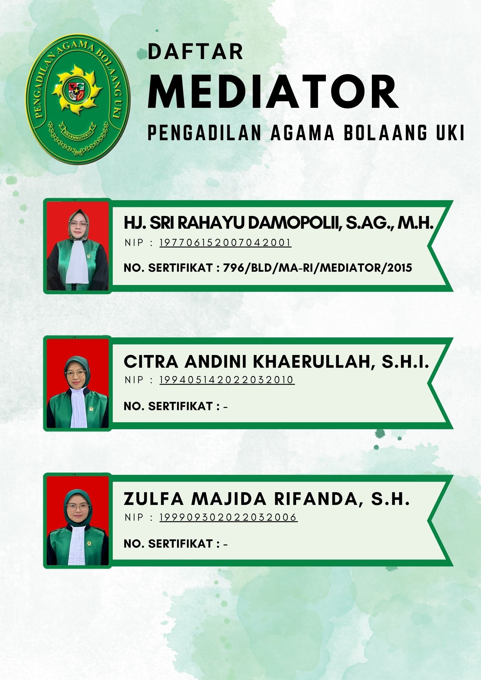 bluDaftar Mediator 2025